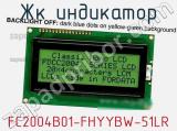ЖК индикатор FC2004B01-FHYYBW-51LR 