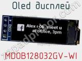 OLED дисплей MDOB128032GV-WI 