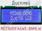 Дисплей MC21605FA6WE-BNMLW 