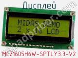Дисплей MC21605H6W-SPTLY3.3-V2 
