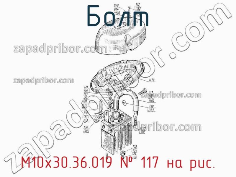 Болт М10х30.36.019 фотография.