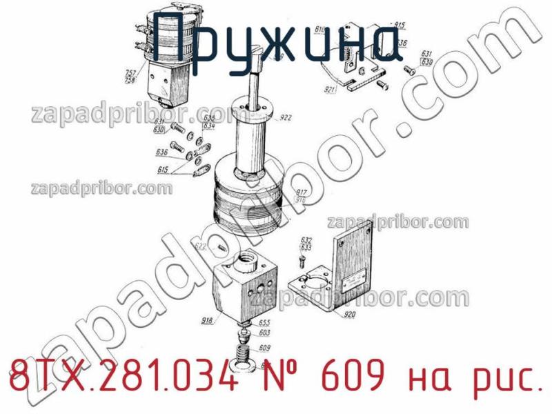 Пружина 8ТХ.281.034 фотография.