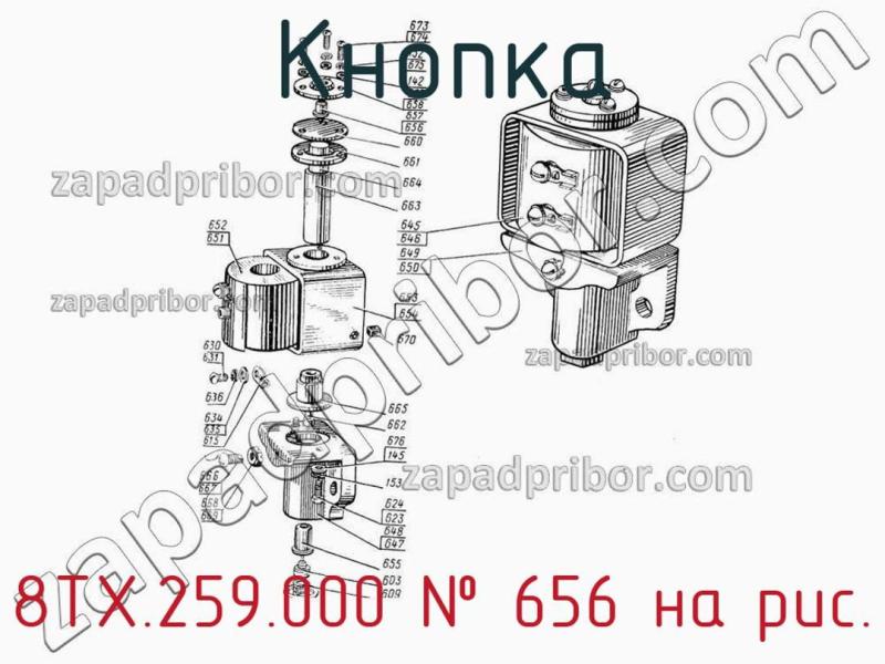 Кнопка 8ТХ.259.000 фотография.