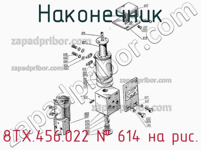 Наконечник 8ТХ.456.022 фотография.