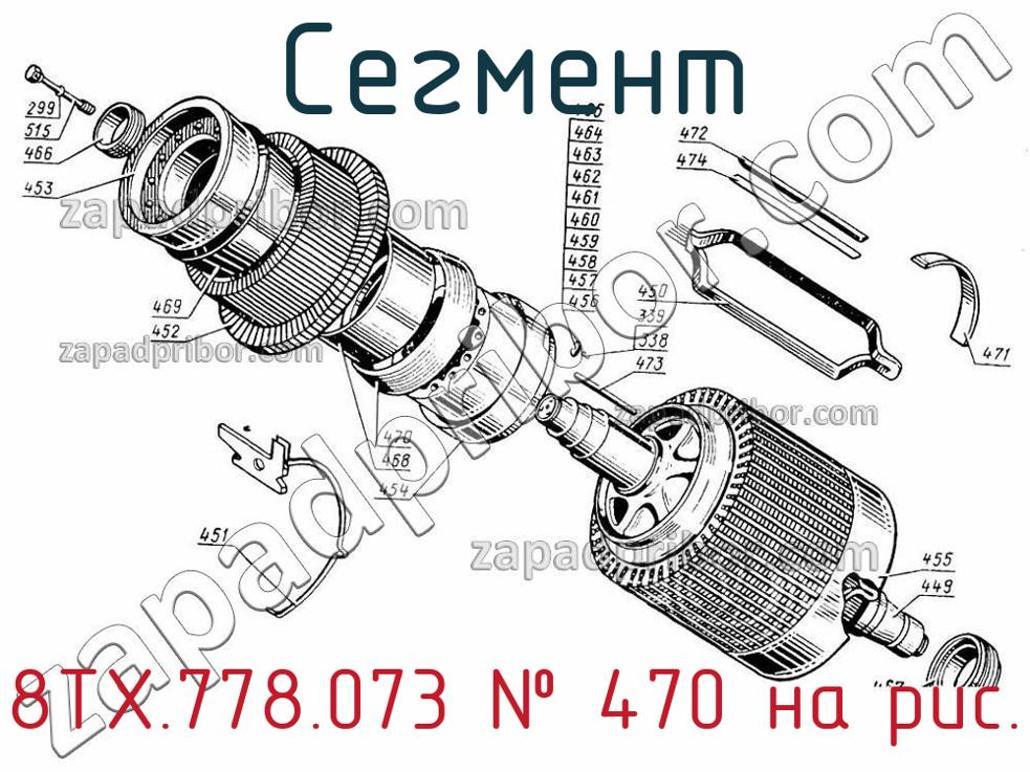 8ТХ.778.073 - Сегмент - фотография. Увеличить. 8ТХ.778.073 - Сегмент - фотография.