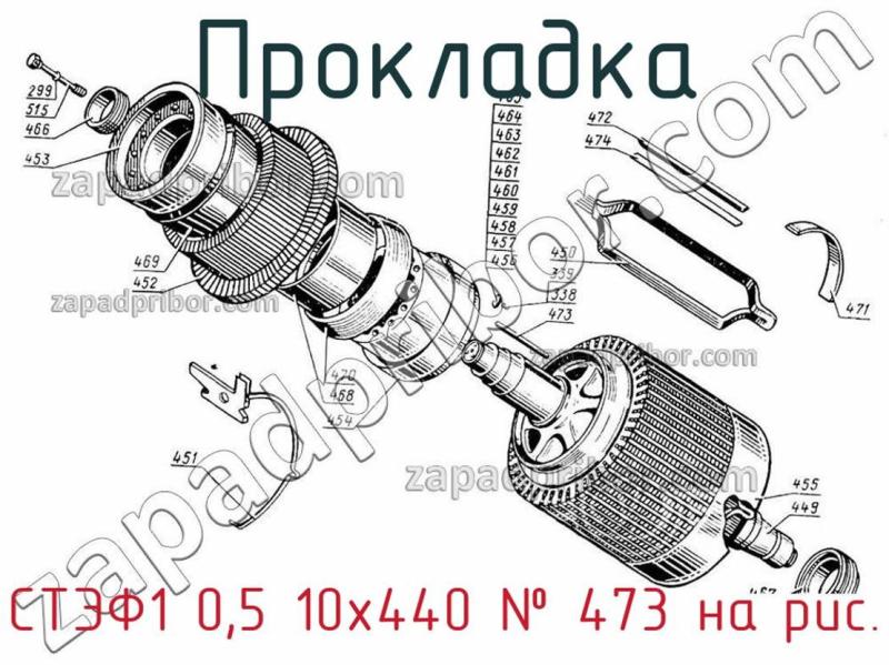 Прокладка СТЭФ1 0,5 10х440 фотография.