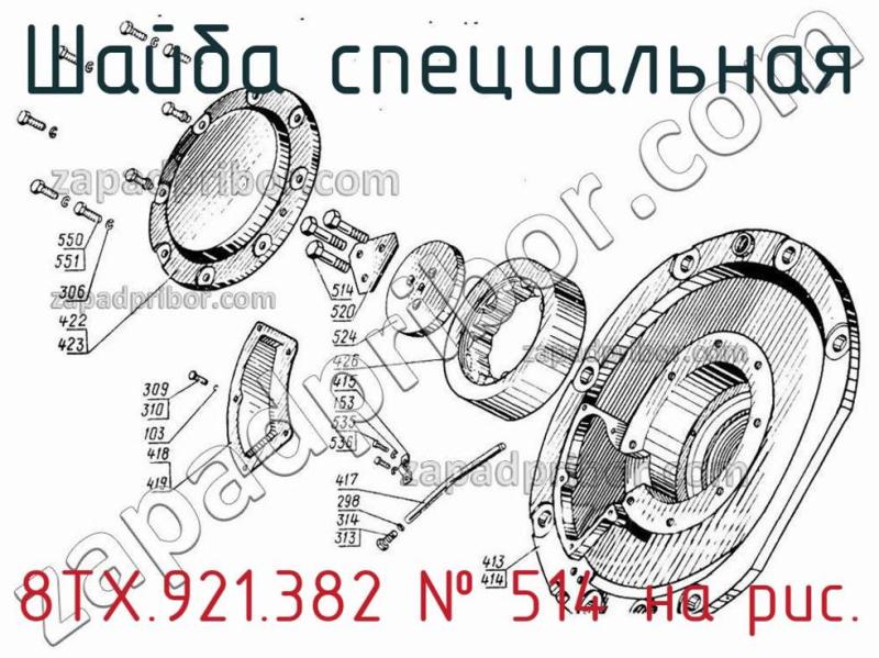 Шайба специальная 8ТХ.921.382 фотография.