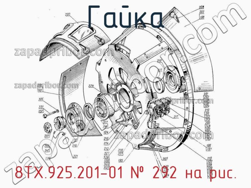Гайка 8ТХ.925.201-01 фотография.