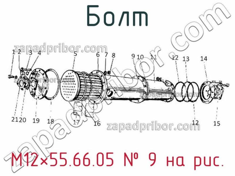 Болт М12×55.66.05 фотография.