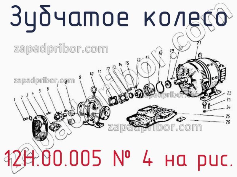 Зубчатое колесо 12Н.00.005 фотография.