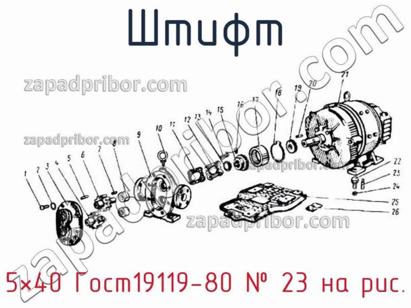 Штифт 5×40 Гост19119-80 фотография.