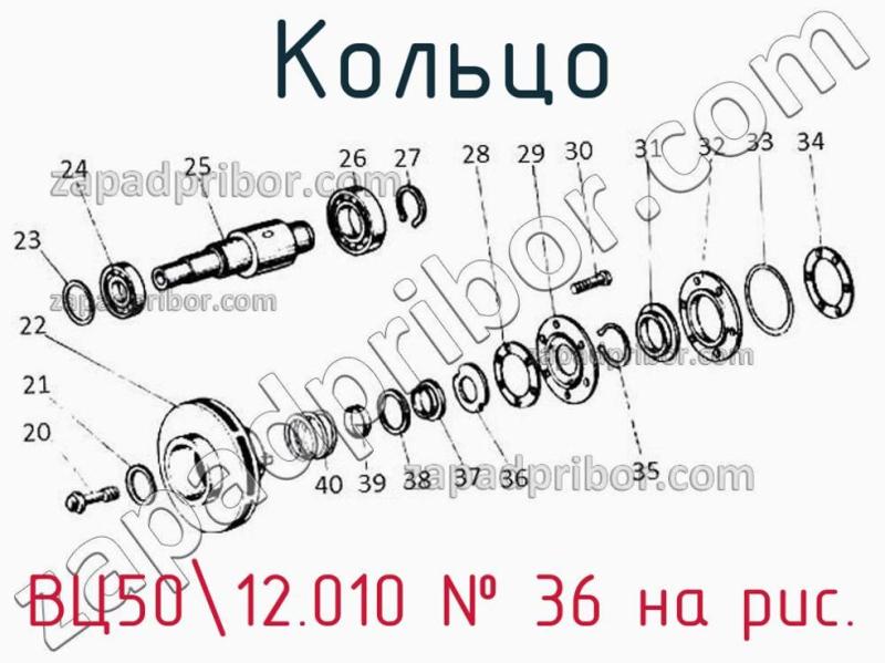 Кольцо ВЦ50-12.010 фотография.