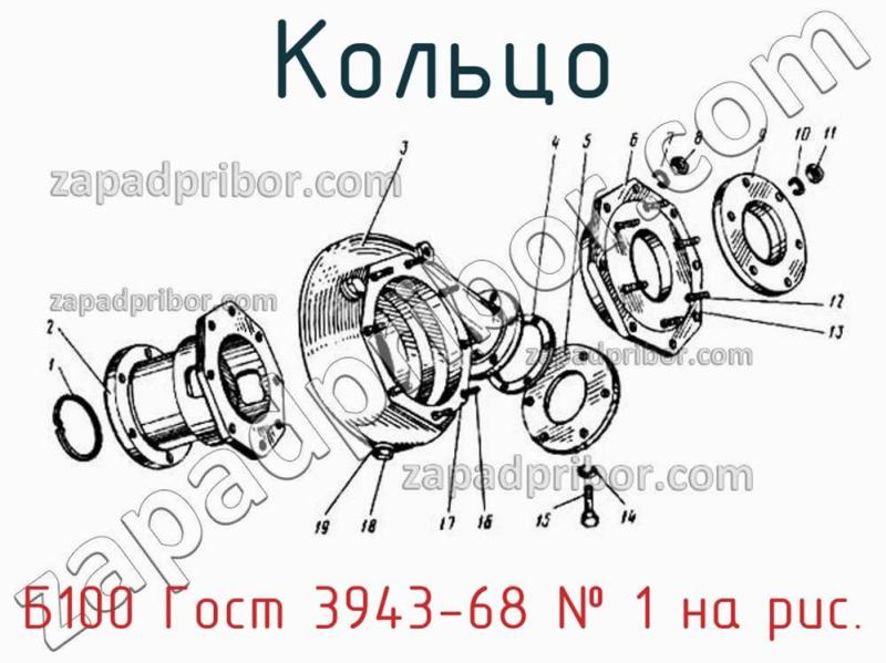 Кольцо Б100 Гост 3943-68 фотография.