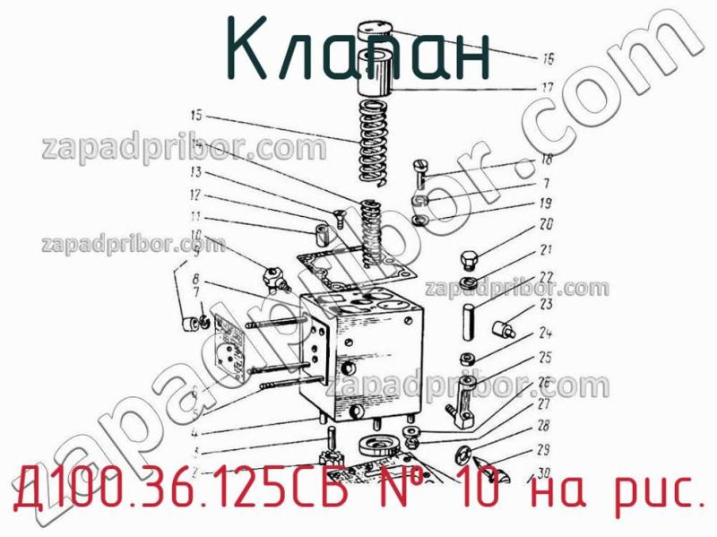 Клапан Д100.36.125СБ фотография.