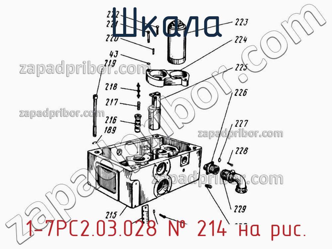 1-7РС2.03.028 - Шкала - фотография. Увеличить. 1-7РС2.03.028 - Шкала - фотография.