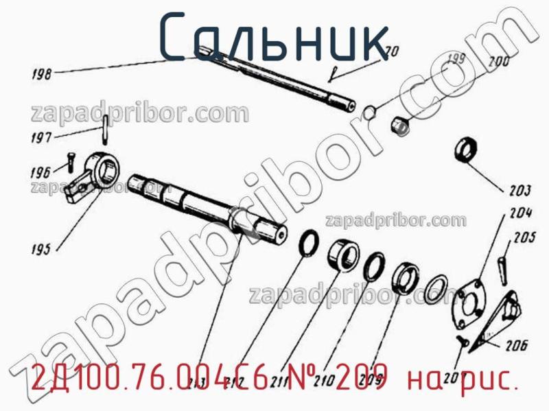 Сальник 2Д100.76.004С6 фотография.