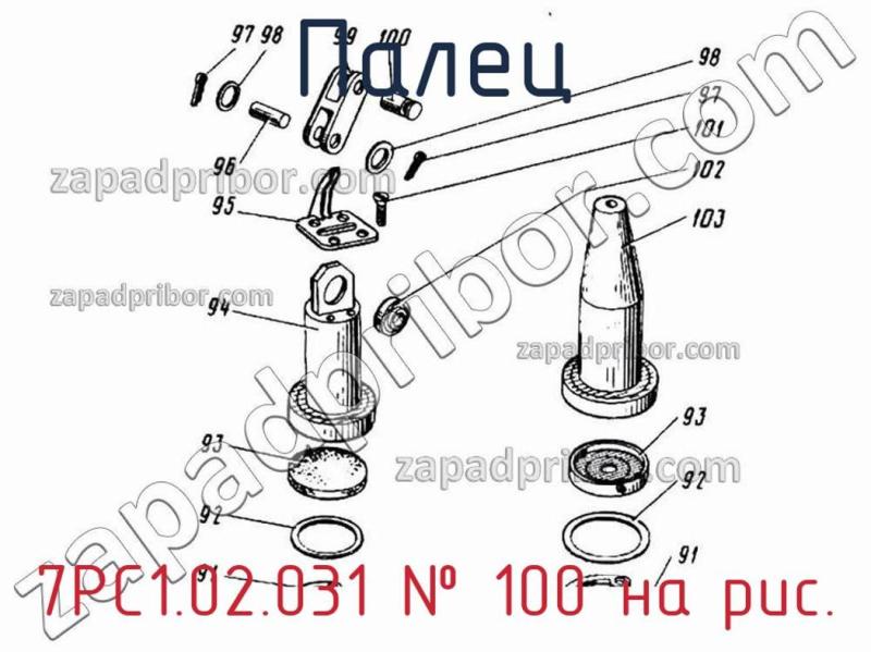 Палец 7РС1.02.031 фотография.
