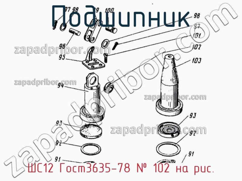 Подшипник ШС12 Гост3635-78 фотография.