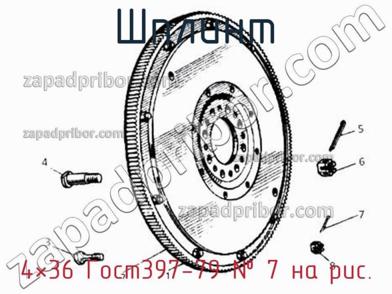 Шплинт 4×36 Гост397-79 фотография.