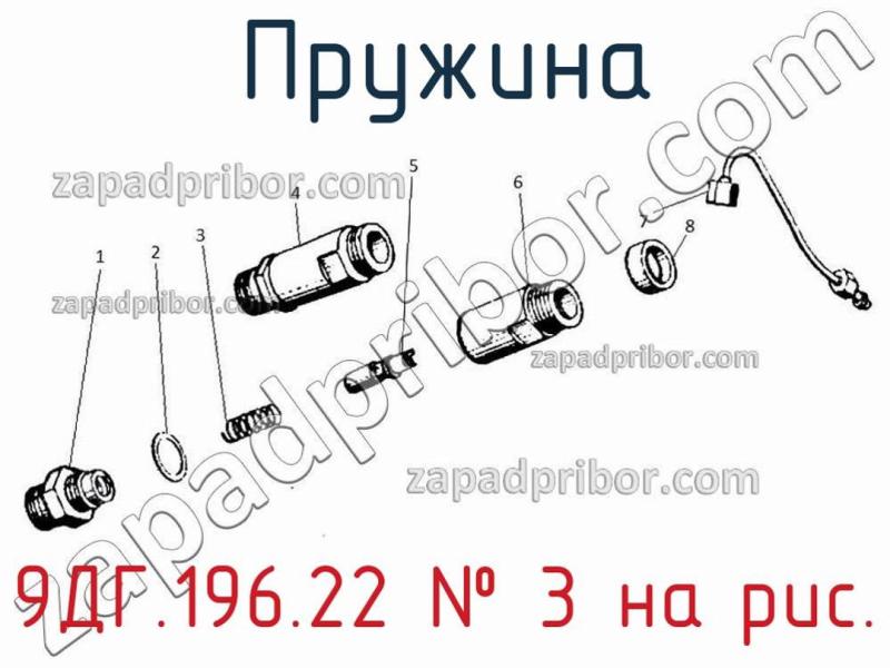 Пружина 9ДГ.196.22 фотография.
