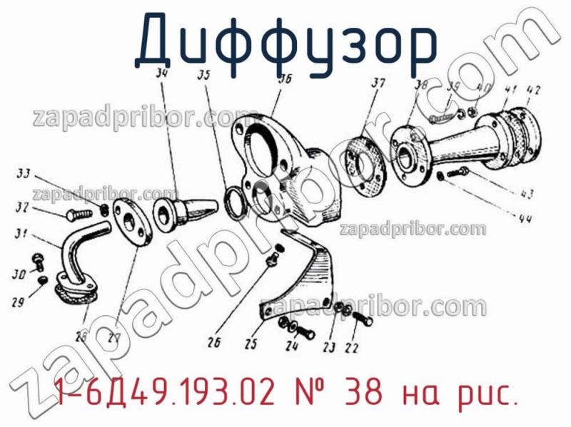 Диффузор 1-6Д49.193.02 фотография.