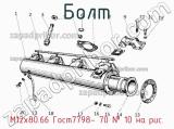 М12х80.66 Гост7798- 70