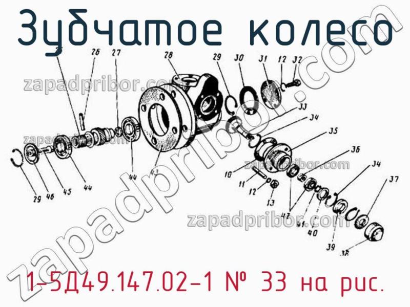 Зубчатое колесо 1-5Д49.147.02-1 фотография.