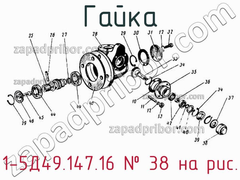 1-5Д49.147.16 - Гайка - фотография. Увеличить. 1-5Д49.147.16 - Гайка - фотография.