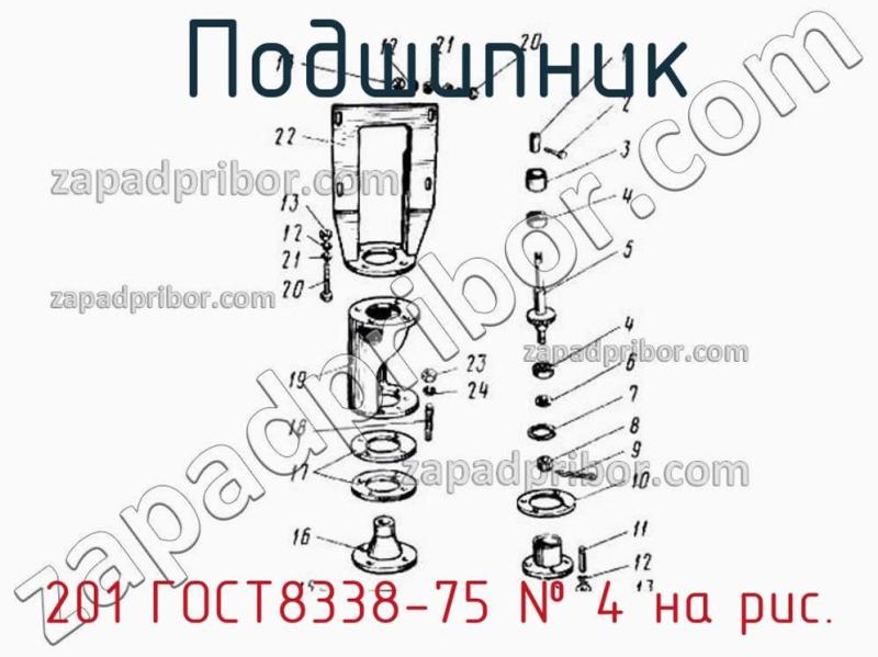 Подшипник 201 ГОСТ8338-75 фотография.
