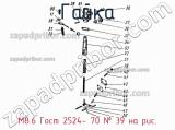 М8.6 Гост 2524- 70
