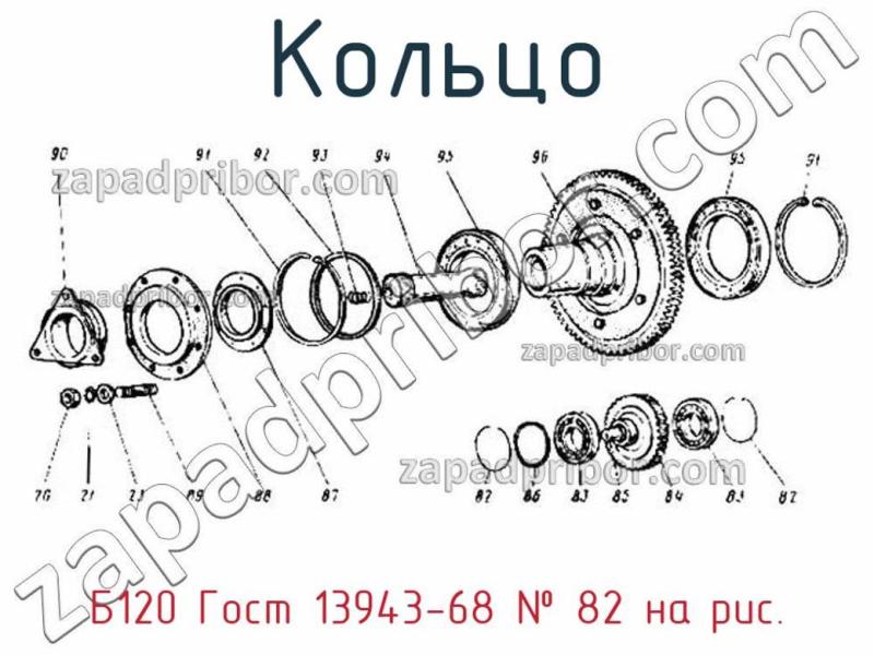 Кольцо Б120 Гост 13943-68 фотография.