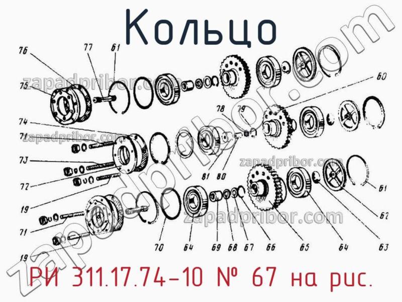 Кольцо РИ 311.17.74-10 фотография.