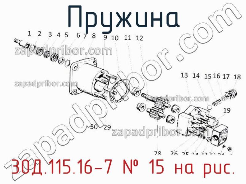 Пружина 30Д.115.16-7 фотография.