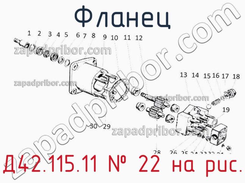Фланец Д42.115.11 фотография.
