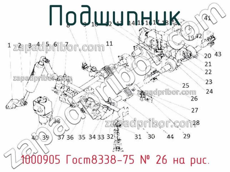 Подшипник 1000905 Гост8338-75 фотография.