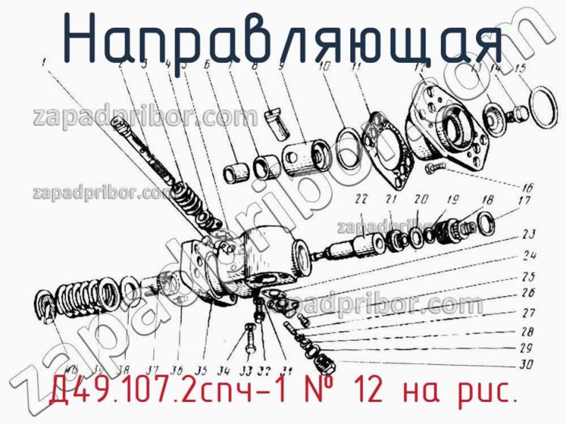 Направляющая Д49.107.2спч-1 фотография.