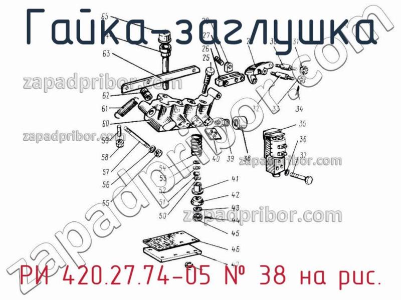 Гайка-заглушка РИ 420.27.74-05 фотография.