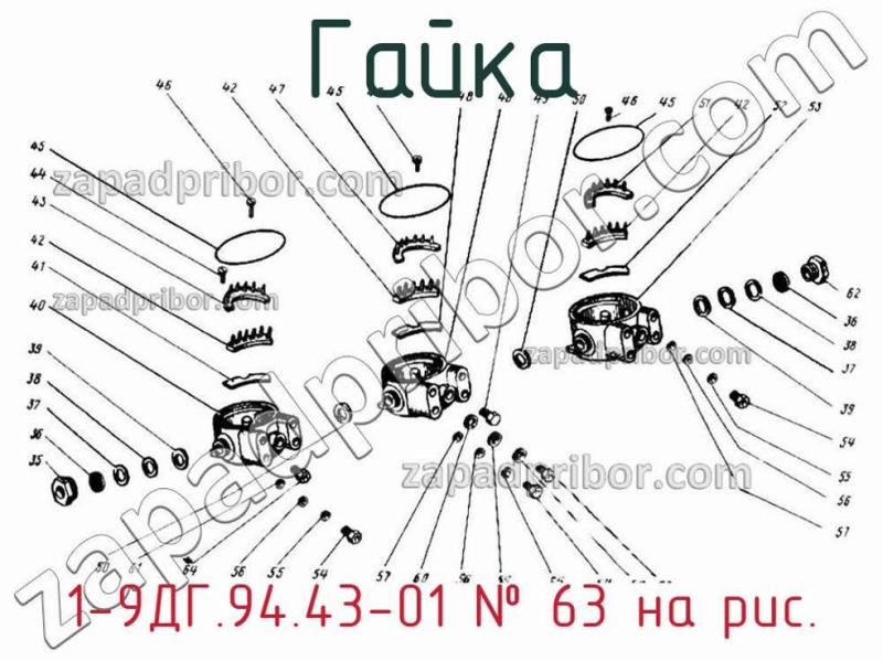 Гайка 1-9ДГ.94.43-01 фотография.