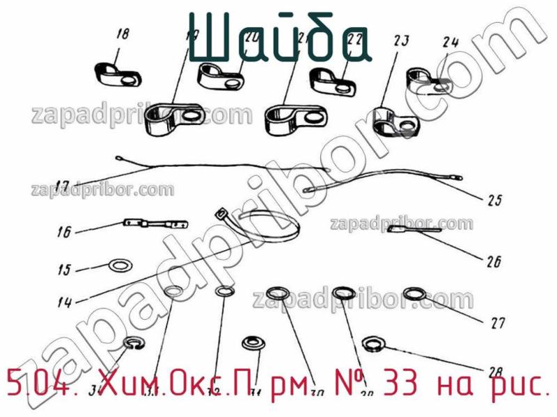 Шайба 5.04. Хим.Окс.П рм. фотография.
