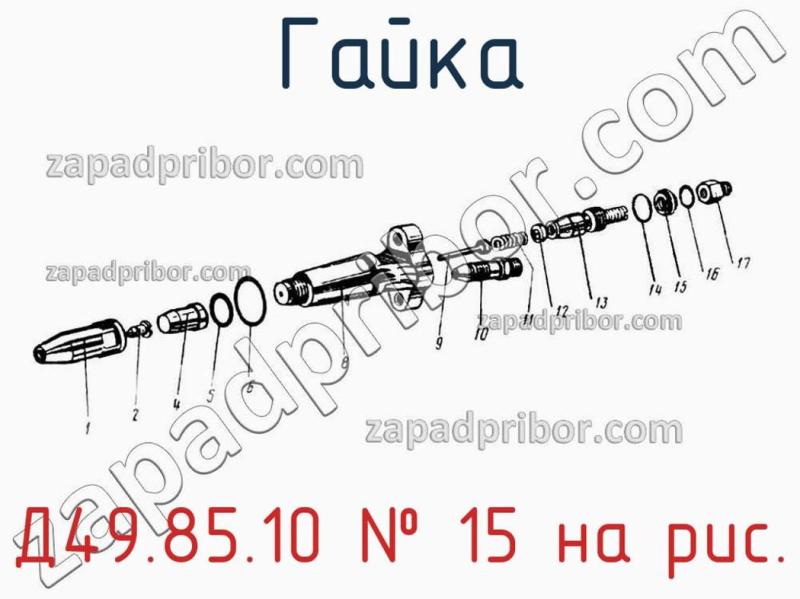 Гайка Д49.85.10 фотография.
