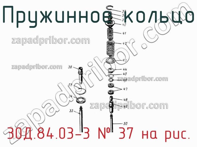 Пружинное кольцо 30Д.84.03-3 фотография.