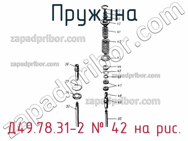 Пружина Д49.78.31-2 фотография.