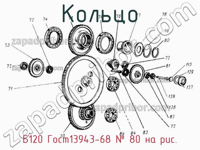 Кольцо Б120 Гост13943-68 фотография.