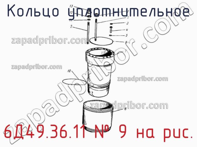 Кольцо уплотнительное 6Д49.36.11 фотография.