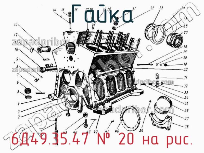 Гайка 6Д49.35.47 фотография.