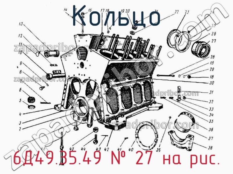 Кольцо 6Д49.35.49 фотография.