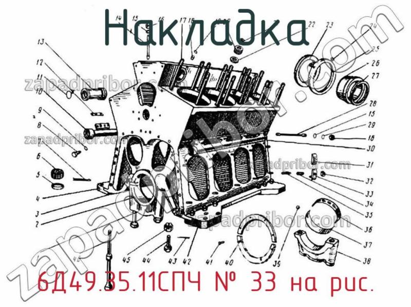 Накладка 6Д49.35.11СПЧ фотография.