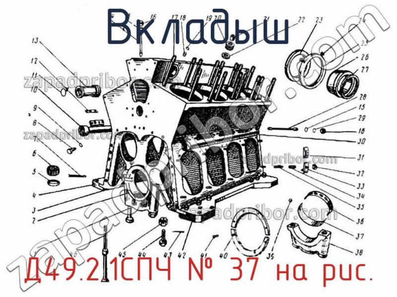 Вкладыш Д49.2.1СПЧ фотография.