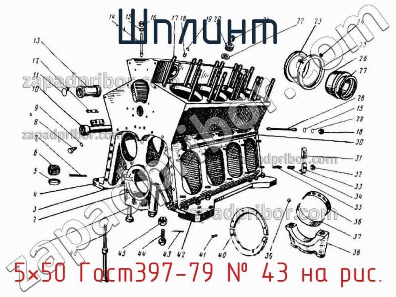Шплинт 5×50 Гост397-79 фотография.