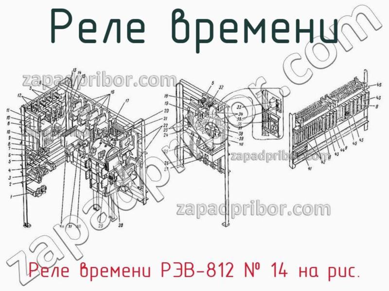 Реле времени Реле времени РЭВ-812 фотография.